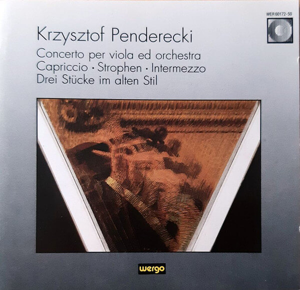 Krzysztof Penderecki - Drei Stücke im alten Stil
